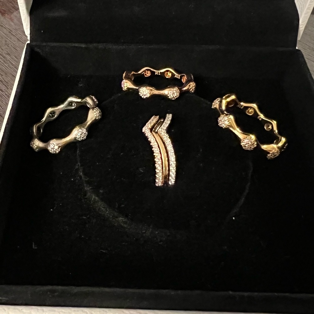 Pandora rings (set of 6)